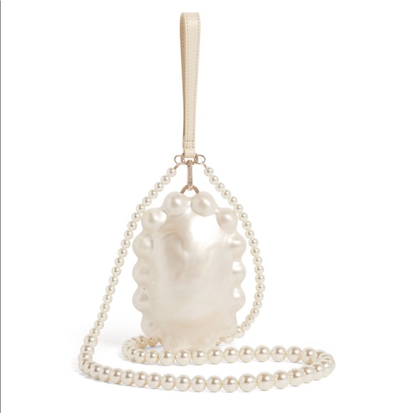 Simone Rocha Handbags - NWT- SIMONE ROCHA Micro Pearl Daisy Clutch Bag